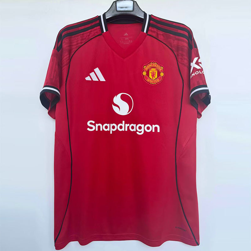 25-26 MANCHESTER UNITED Home 1:1 Fans Soccer Jersey