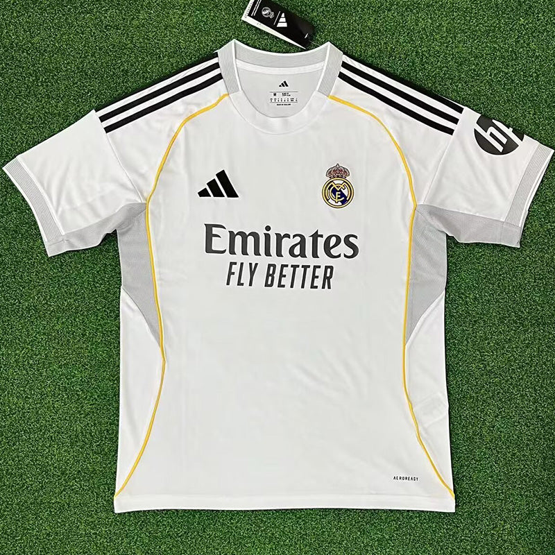 25-26 REAL MADRID Home 1:1 Fans Soccer Jersey
